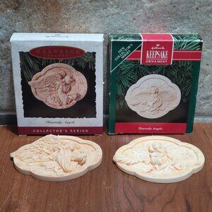 Hallmark Heavenly Angels Christmas Ornament 1991 & 1993